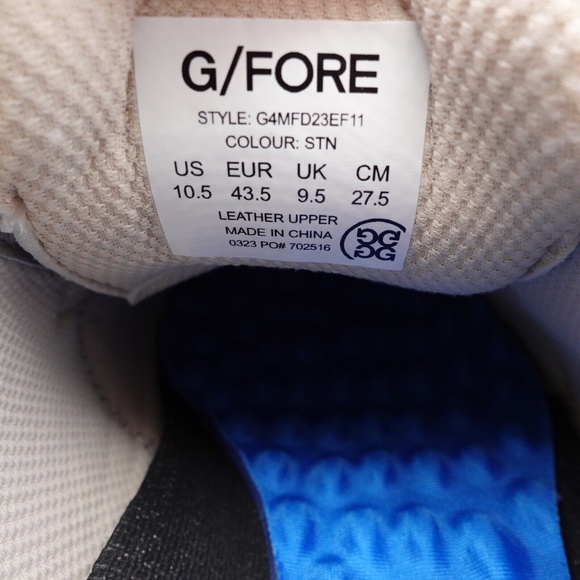 NEW Size 10.5 Men\'s G/FORE Limited Edition Pops Two-Tone Gallivanter Golf Shoe main image 7